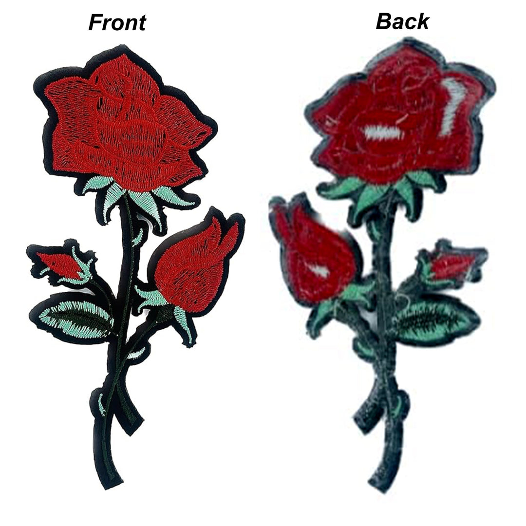 Ani Accessories Rose Embroidered Patch for Kurti