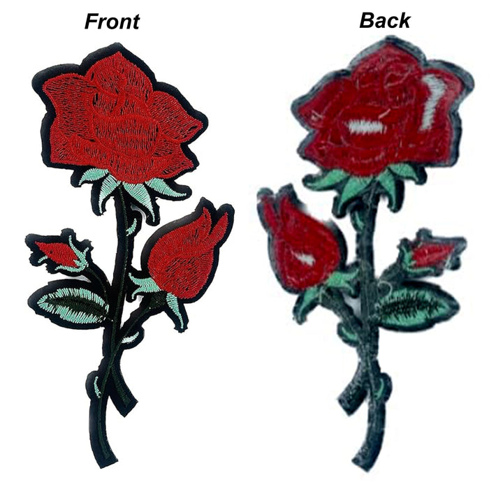 Ani Accessories Rose Embroidered Patch for Kurti