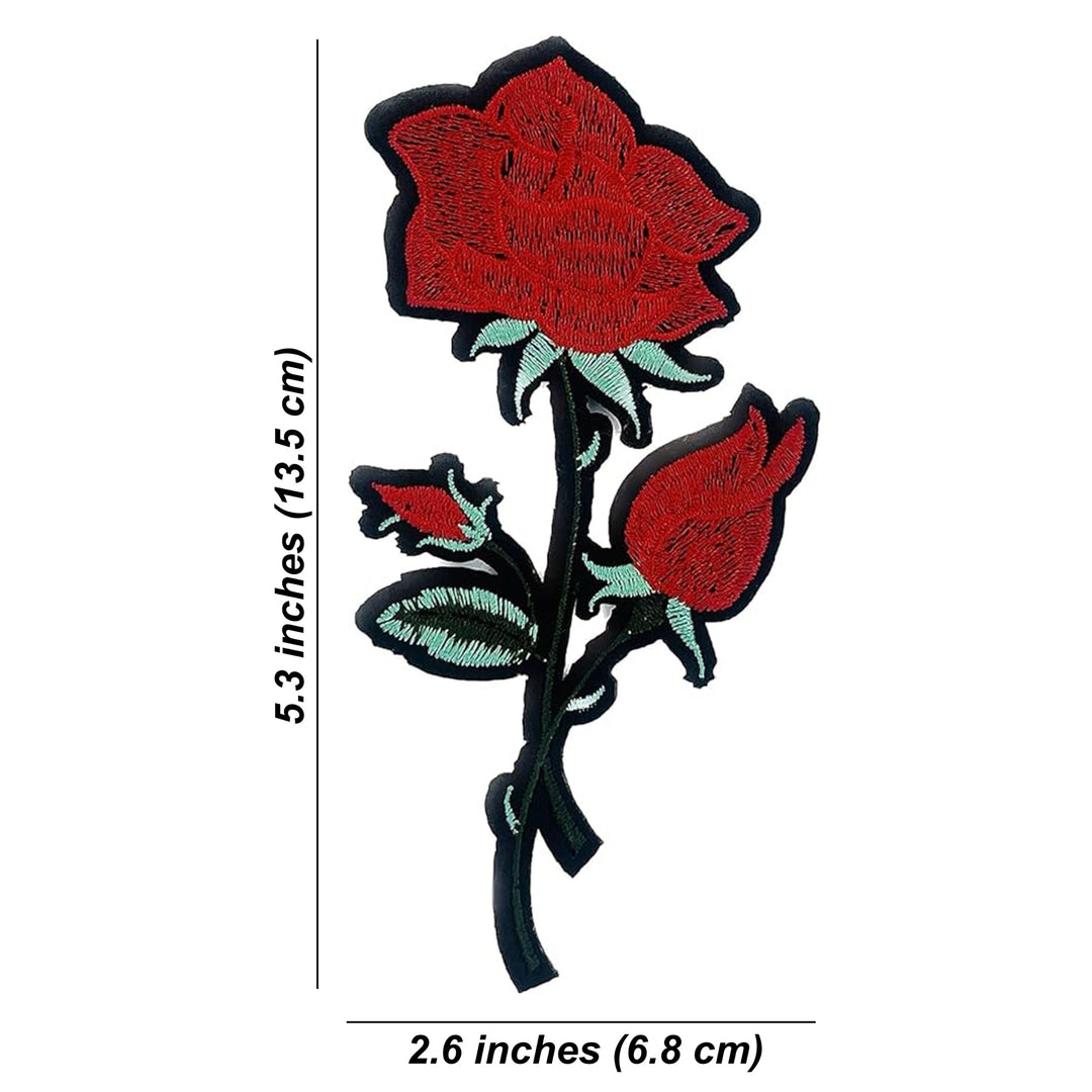 Ani Accessories Rose Embroidered Patch for Kurti