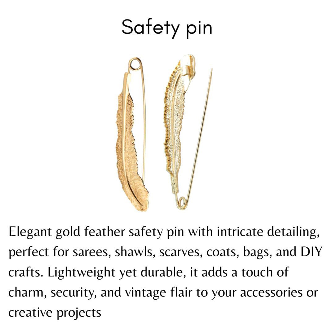 Feather Style Safety Pin