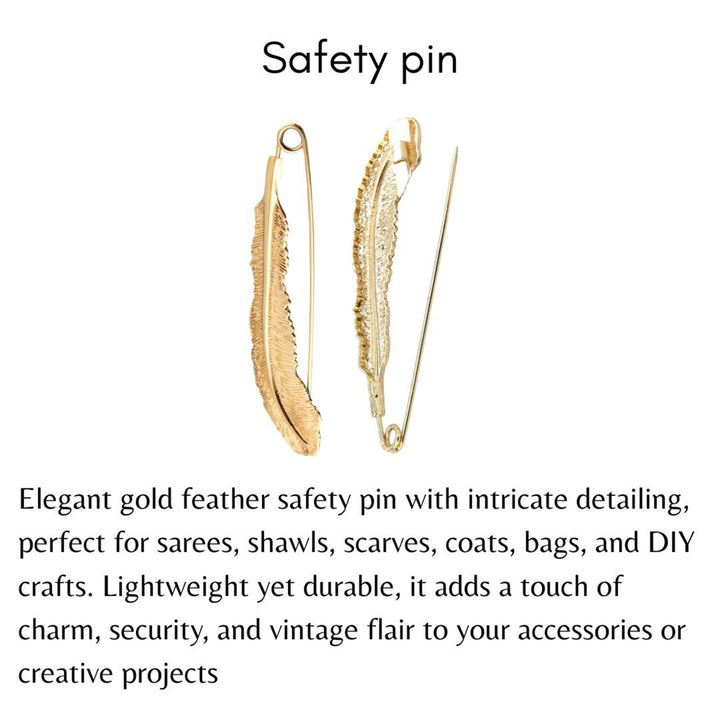 Feather Style Safety Pin