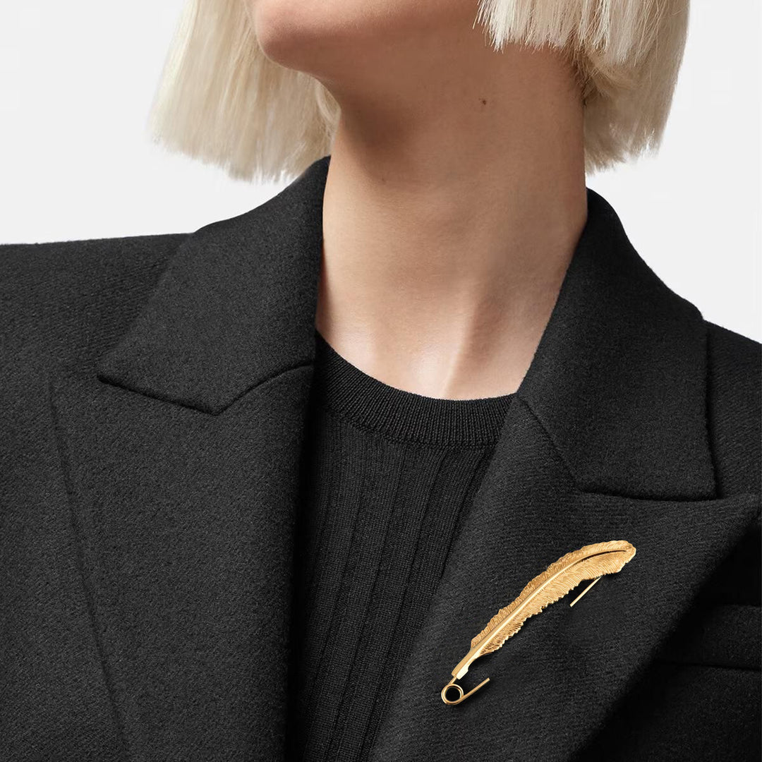 Feather Style Safety Pin