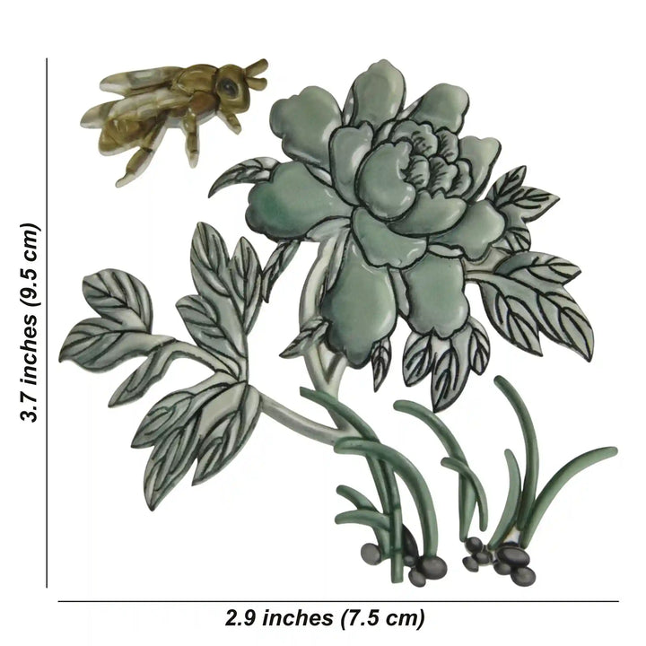 Bee On Blossom Pvc Patch