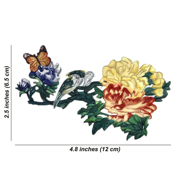 Flying Creature Heat-Transfer Patch (Butterfly Nature) (2 Pcs)
