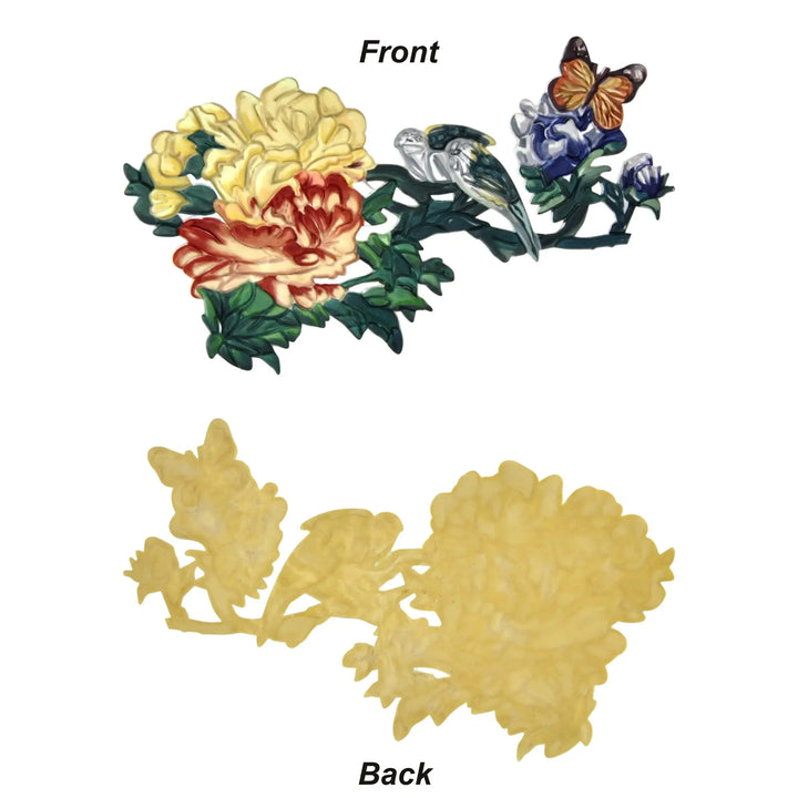Flying Creature Heat-Transfer Patch (Butterfly Nature) (2 Pcs)