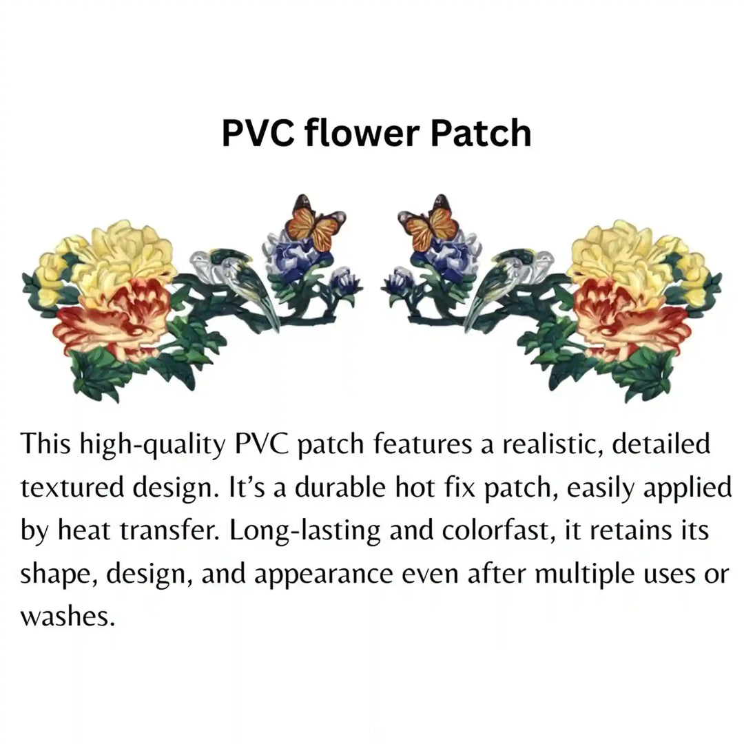 Flying Creature Heat-Transfer Patch (Butterfly Nature) (2 Pcs)