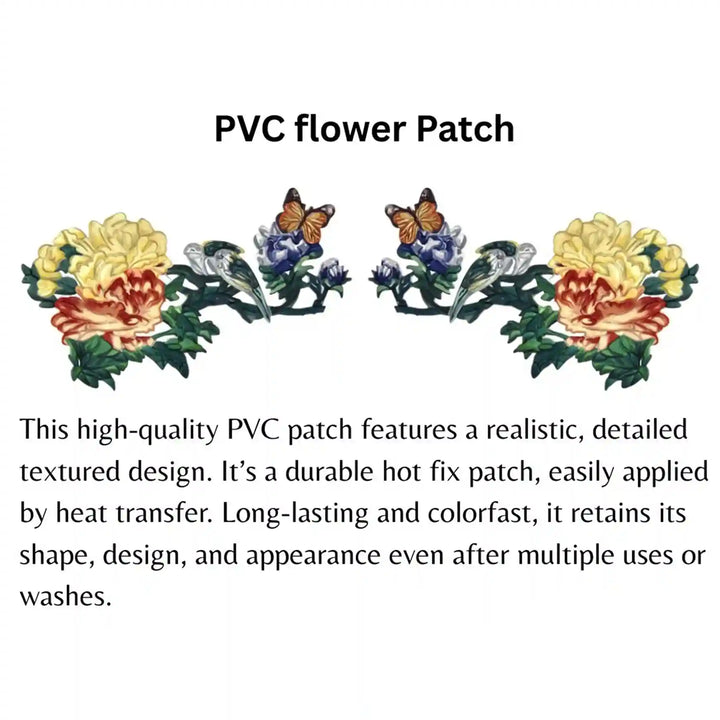 Flying Creature Heat-Transfer Patch (Butterfly Nature) (2 Pcs)