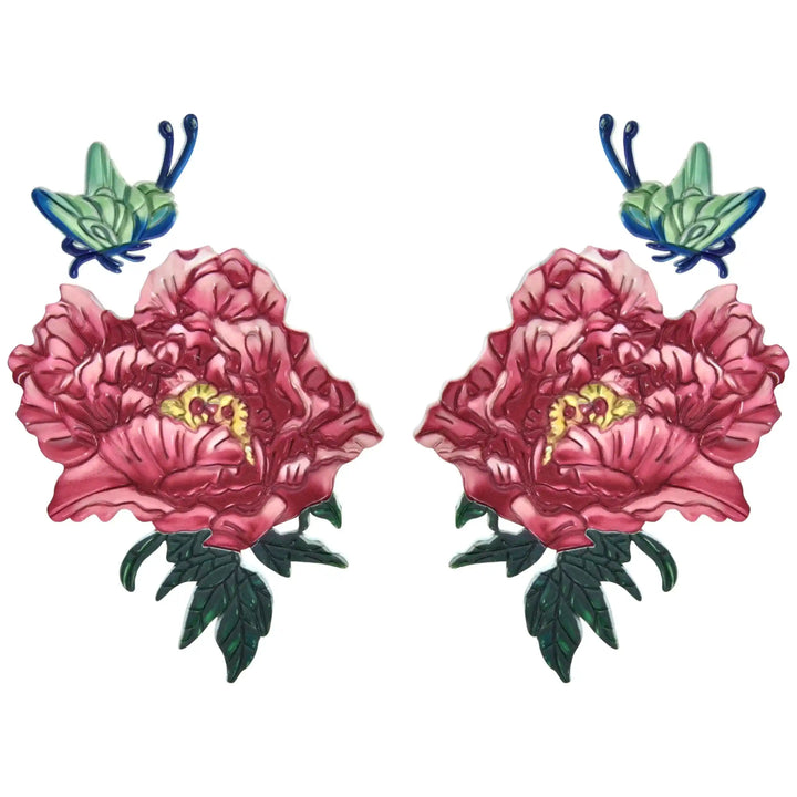 Floral and Insect Pvc Heat Transfer Patch