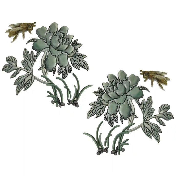 Bee On Blossom Pvc Patch