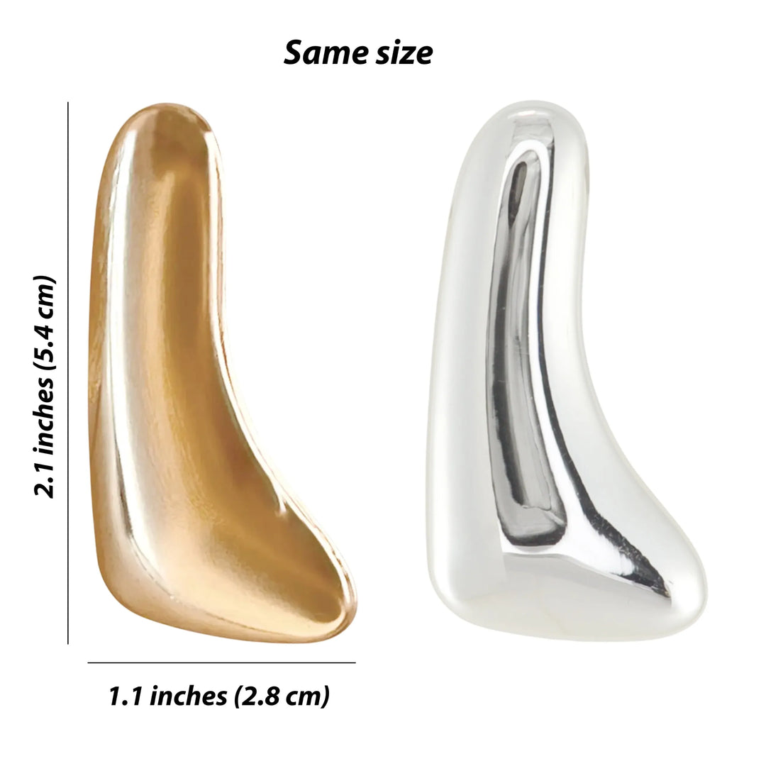 Gold and Silver Curved Pods
