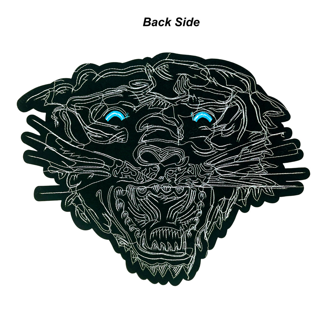 Golden Tiger Sequins Patch