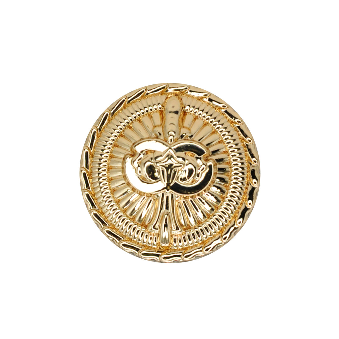 Fleur-de-Lis Medallion Button | 23mm & 18mm