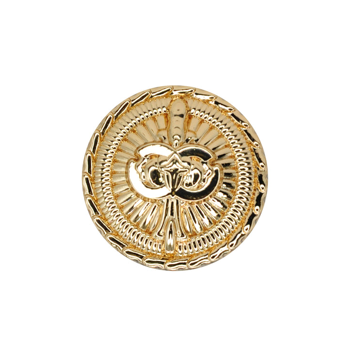 Fleur-de-Lis Medallion Button | 23mm & 18mm