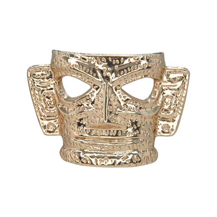 Vintage Aztec Motif Shank Metal Button | 28mm (44L)