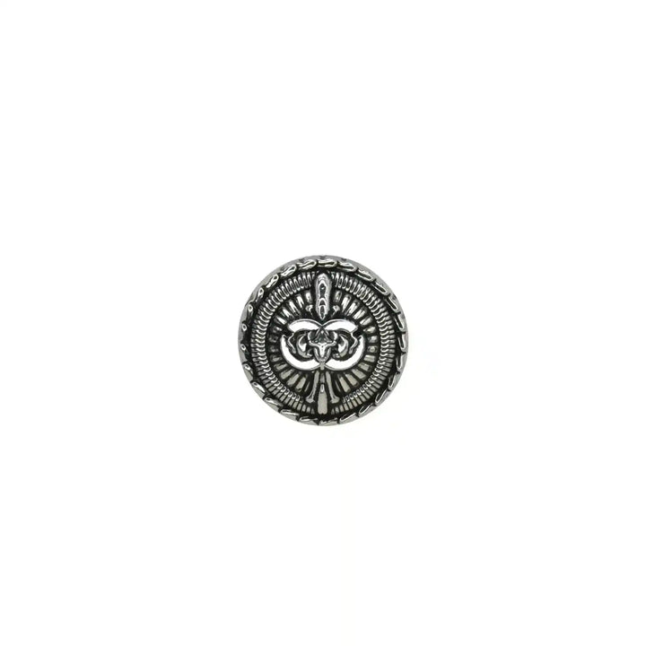 Fleur-de-Lis Medallion Button | 15mm(24L), 18mm(28L) & 23mm(36L)