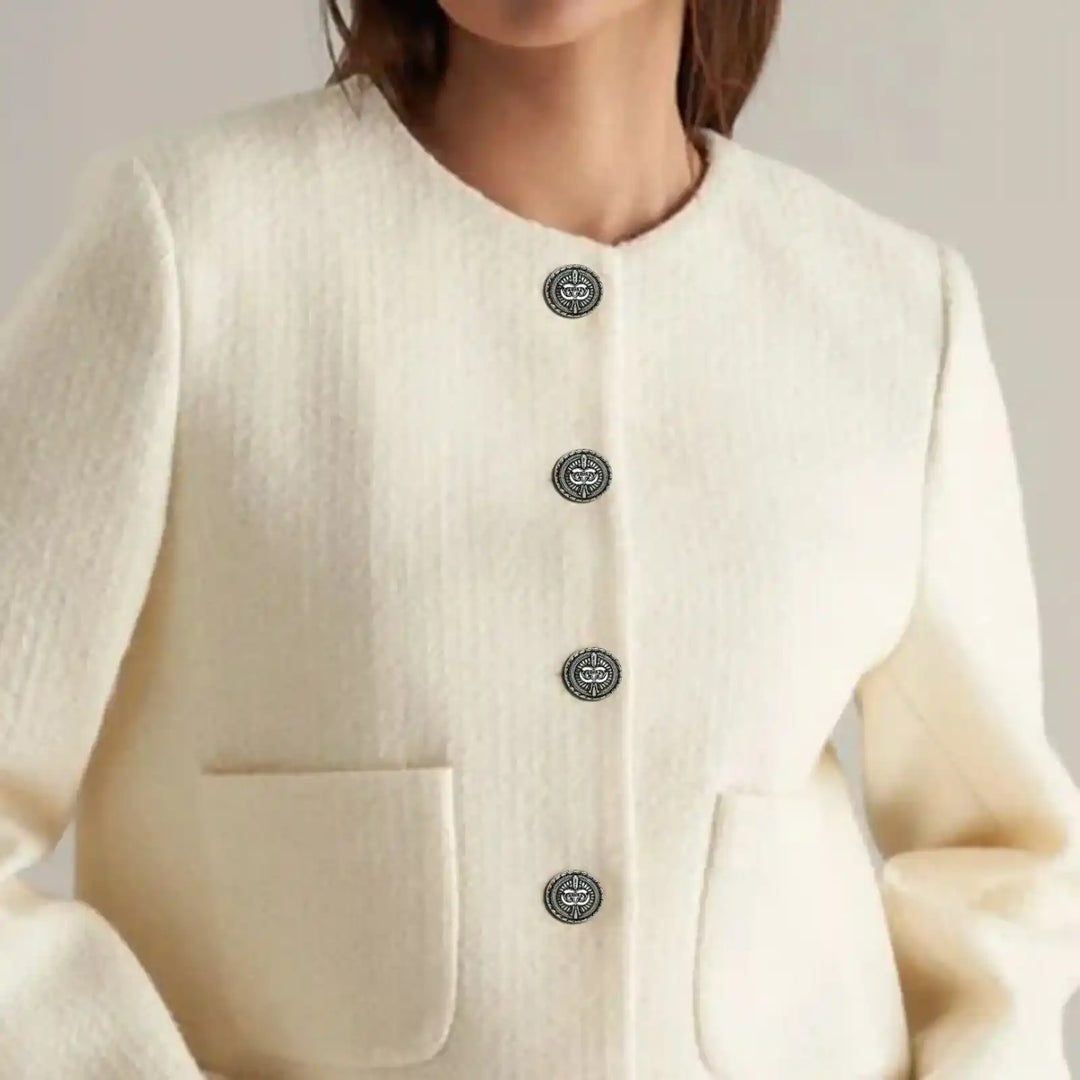 Fleur-de-Lis Medallion Button | 15mm(24L), 18mm(28L) & 23mm(36L)