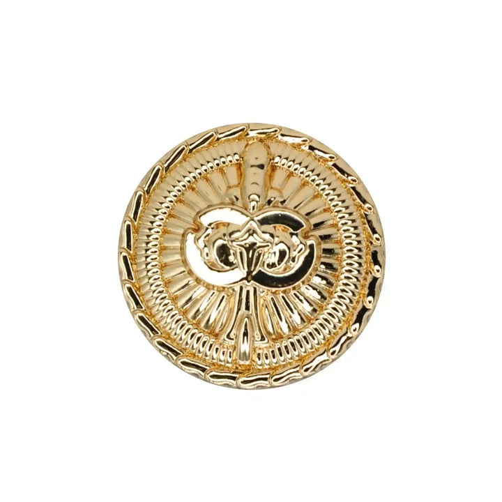 Fleur-de-Lis Medallion Button | 15mm(24L), 18mm(28L) & 23mm(36L)