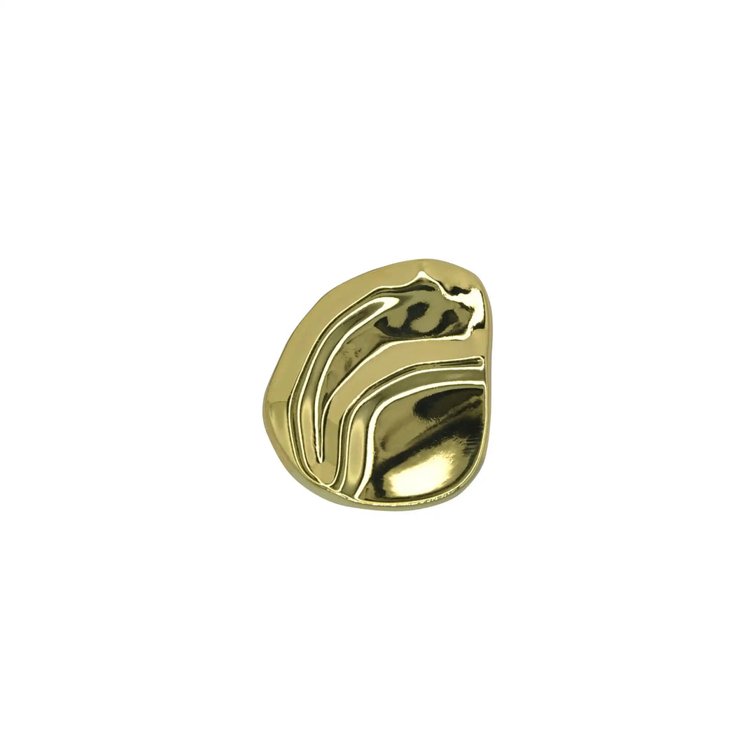 Organic Shape Hammered Button | 15mm(24L), 18mm(28L) & 23mm(36L)