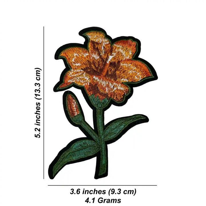 Orange Tiger Feel Lily Patch
