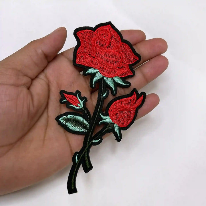 Ani Accessories Rose Embroidered Patch for Kurti