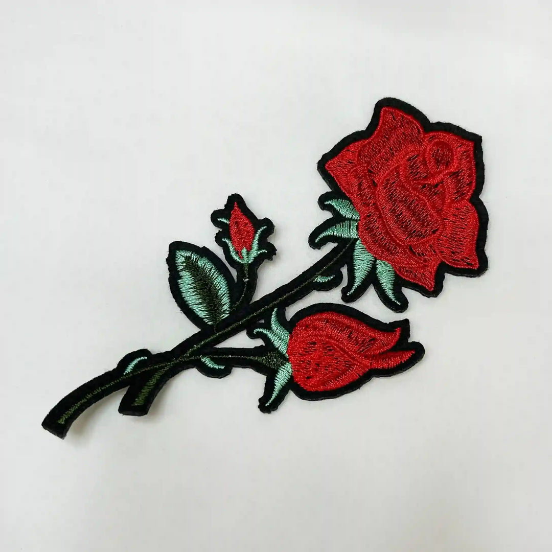 Ani Accessories Rose Embroidered Patch for Kurti