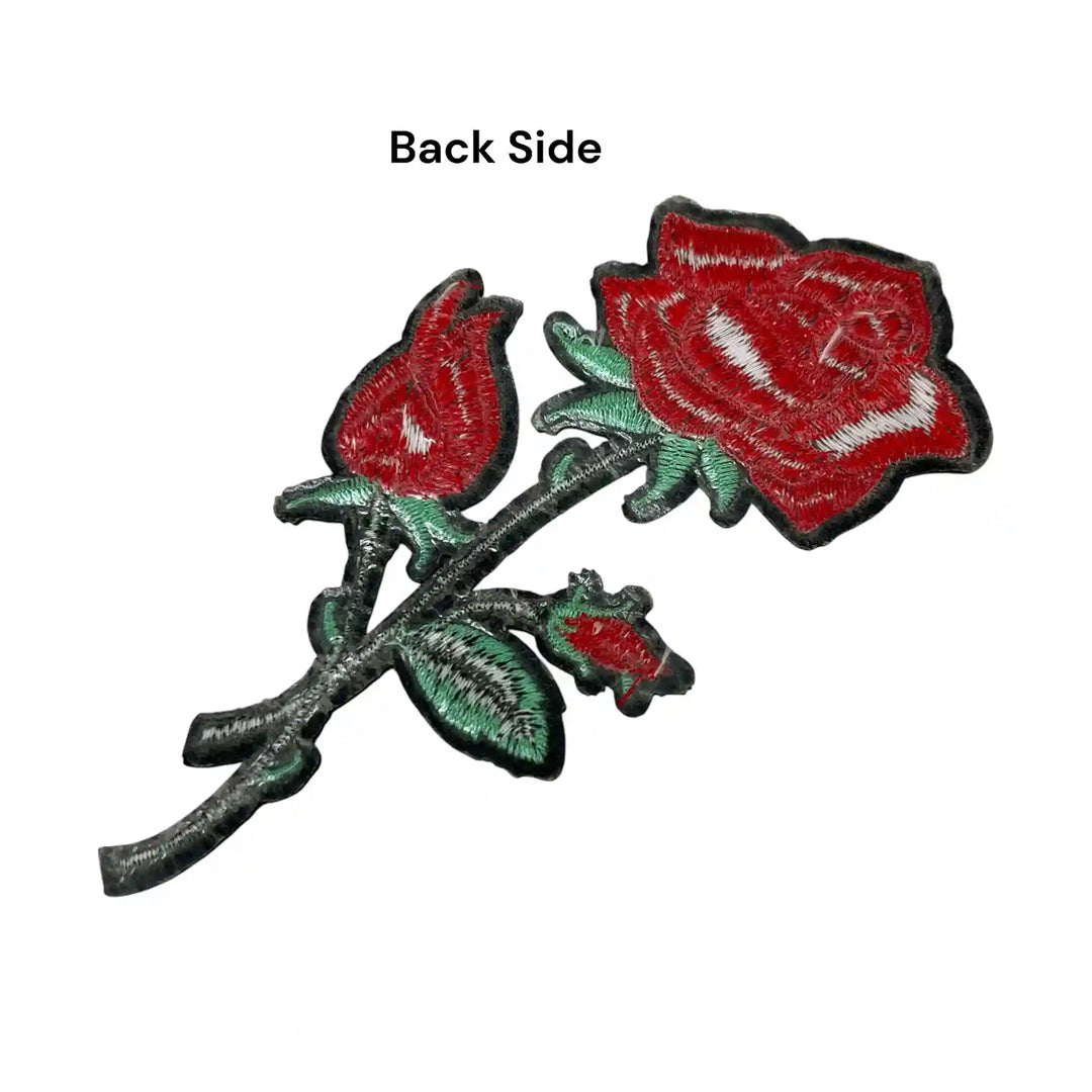 Ani Accessories Rose Embroidered Patch for Kurti