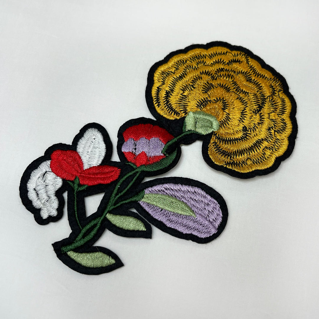 Unique Blossom Design Sew Patch