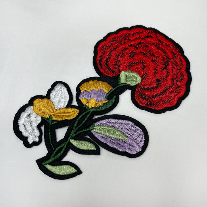 Unique Blossom Design Sew Patch