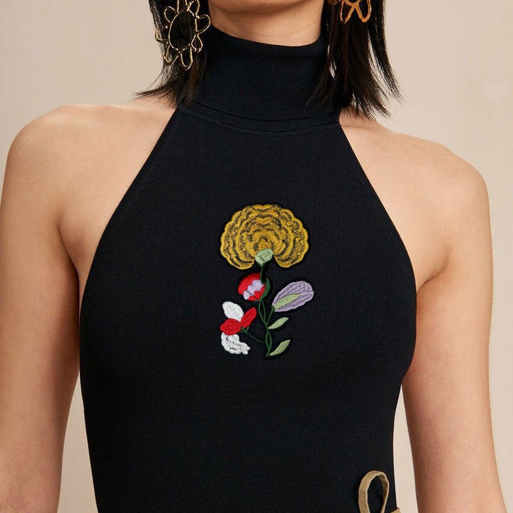 Unique Blossom Design Sew Patch