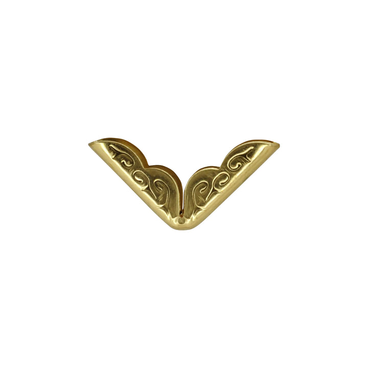 Set of 4 Vintage  Gold Collar Tips
