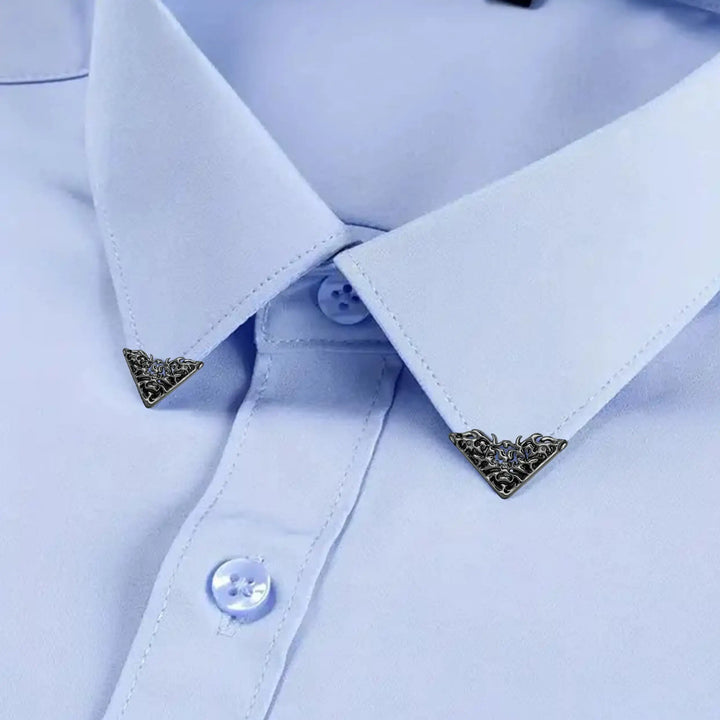 Black Flame- Triangle Shaped Collar Tips
