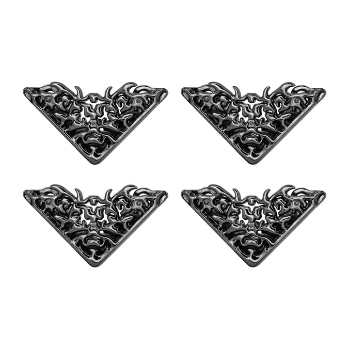 Black Flame- Triangle Shaped Collar Tips