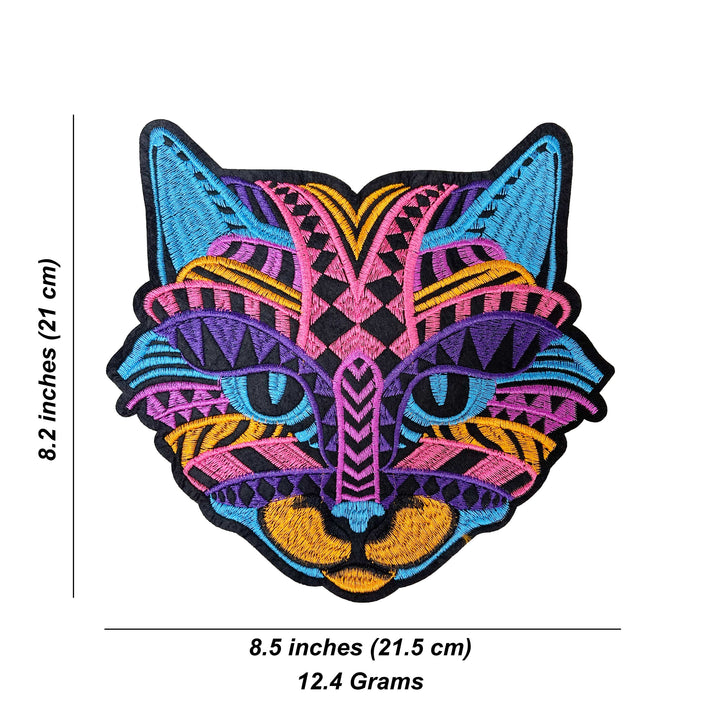 Huichol Inspired Kitty Patch