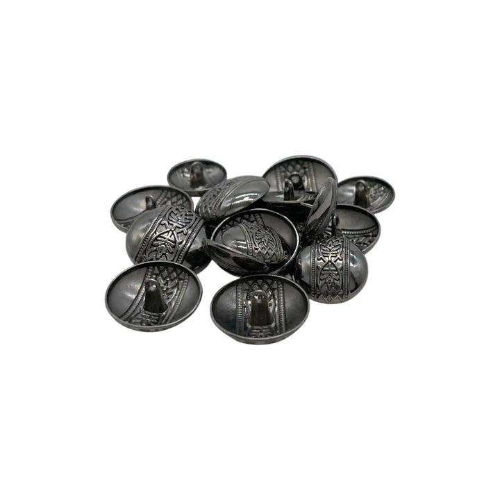 Etched Design Metal Buttons | 18mm(28L) & 23mm(36L)