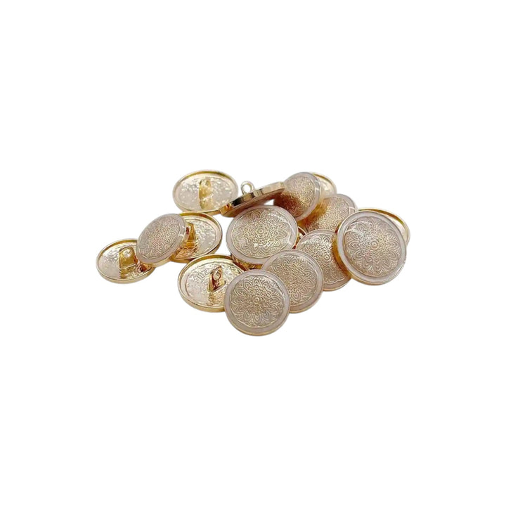 Mandala Shank Metal Button | 18mm(28L) & 21mm(34L)
