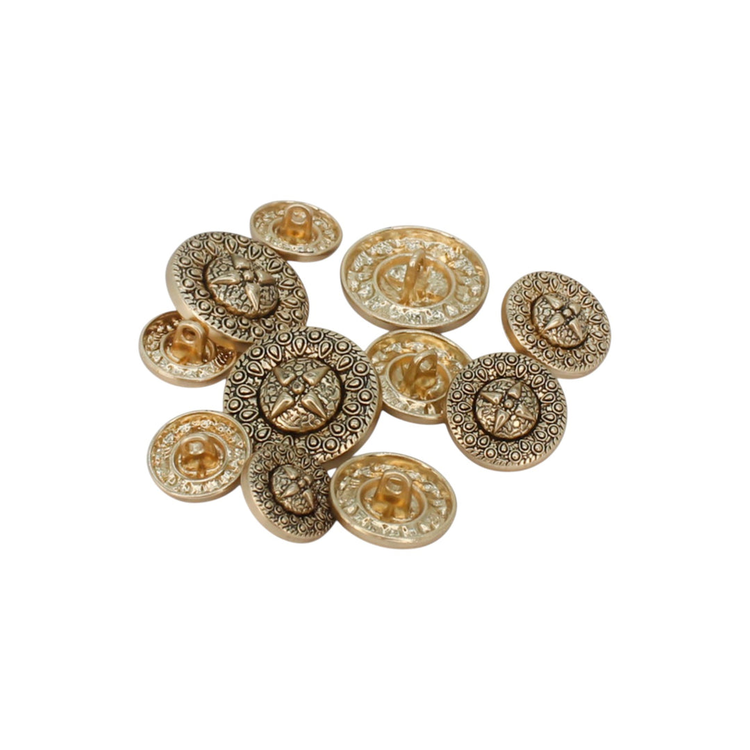 Starlight Sparkle Metal Buttons | 15mm(24L), 18mm(28L) & 23mm(36L)
