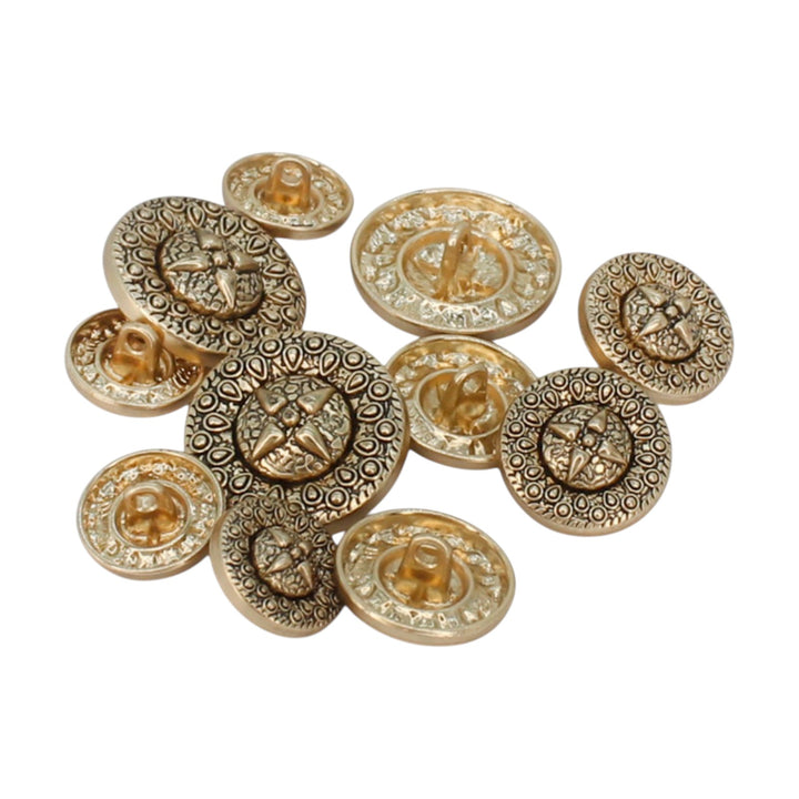 Starlight Sparkle Metal Buttons | 15mm(24L), 18mm(28L) & 23mm(36L)