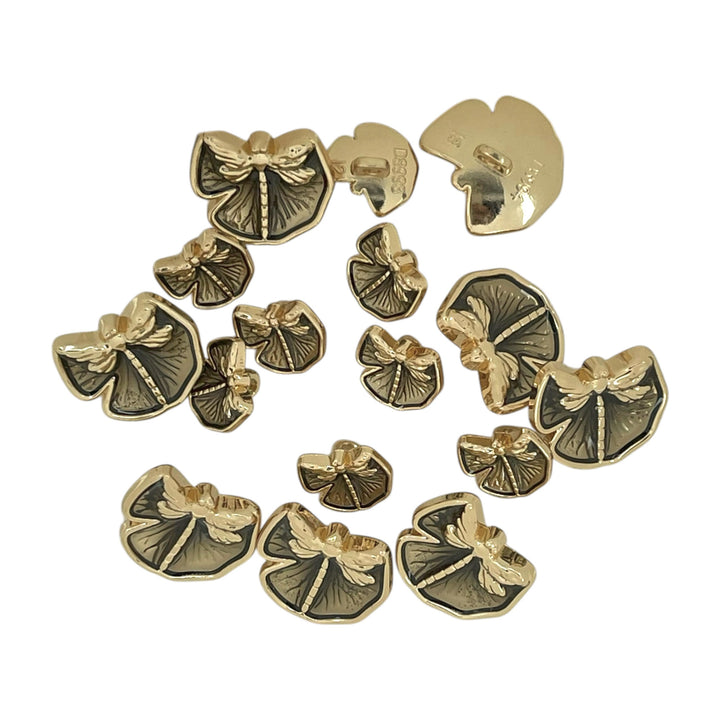 Dragonfly Shirt Metal Buttons | 12mm & 18mm