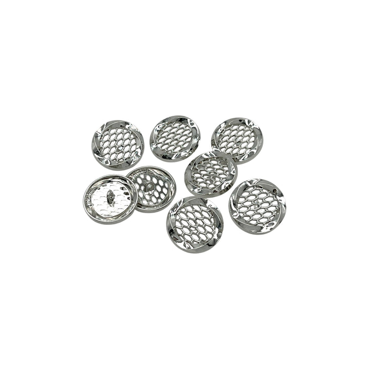 Honeycomb Metal Buttons | 15mm, 18mm & 23mm