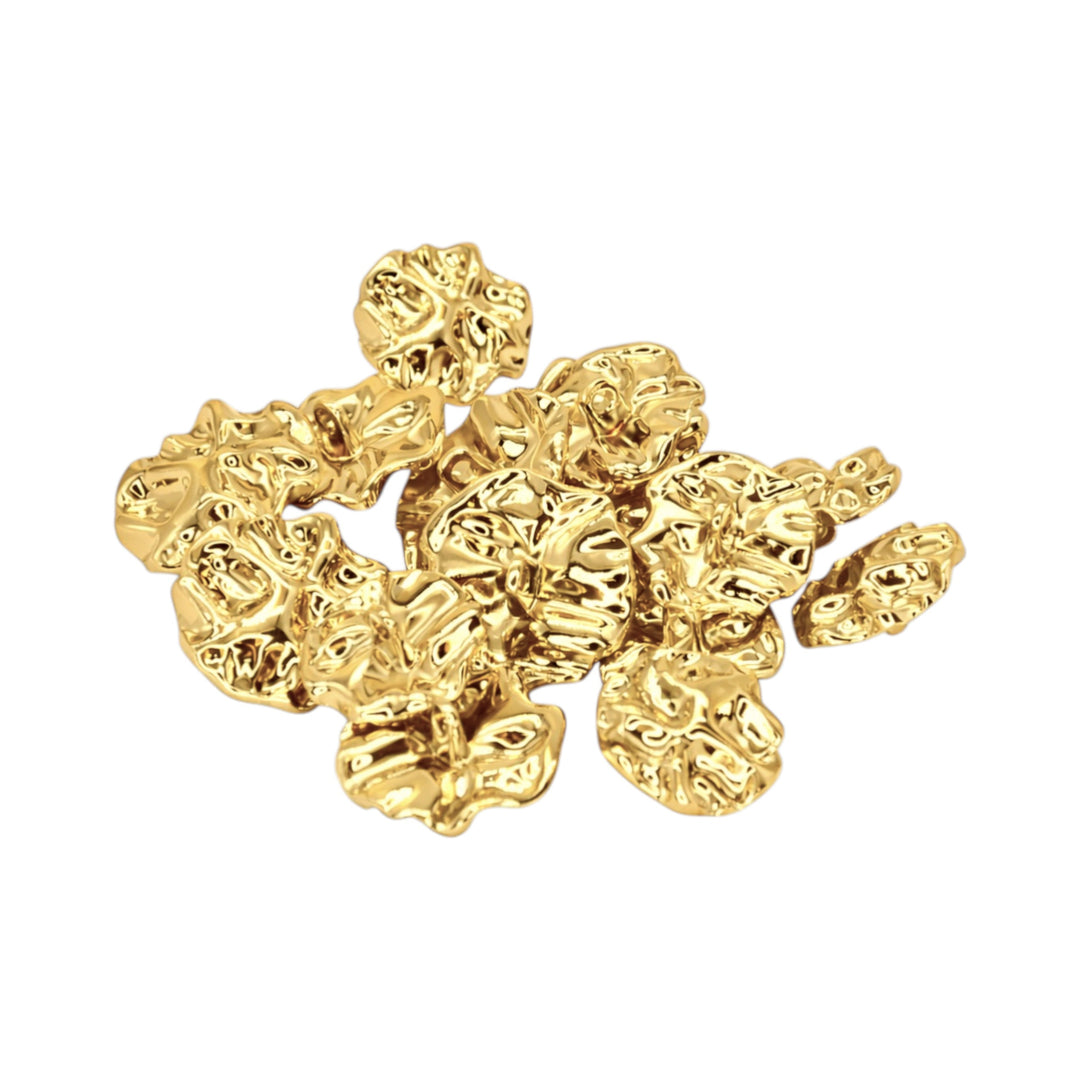 Nugget Metal Shank Button (Pack of 8 Buttons)