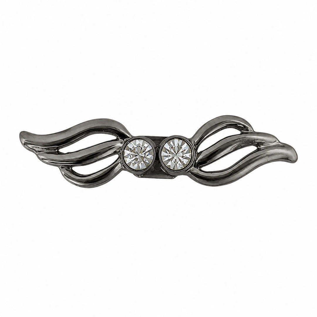 2 Pair | Wing Shape Rhinestone Frog Buttons
