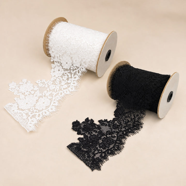 Floral & Leafy Chantilly Lace | 3 Meters | FEL-1 N
