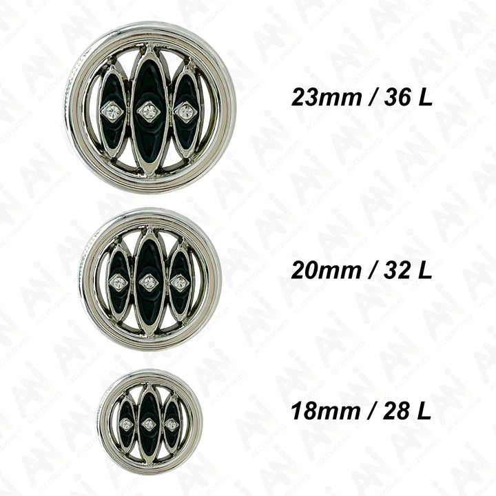 Combo Pack of Spider Brooch  + Shiva Third Eye Buttons