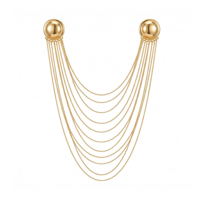 Chain Brooch for High end Fashion – Pin Tassel Brooch