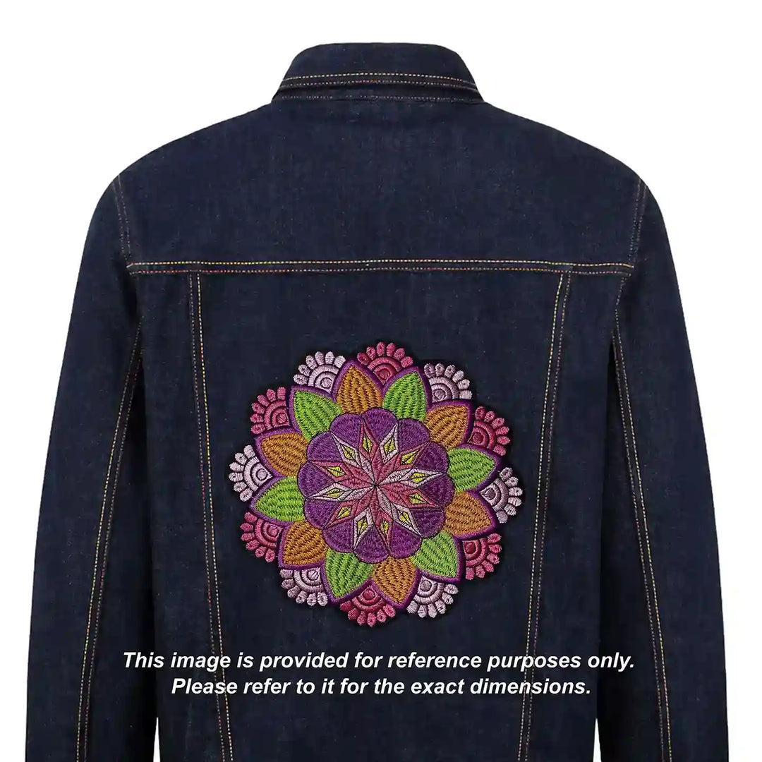 Multicolor Floral Style Hot-Fix Patch