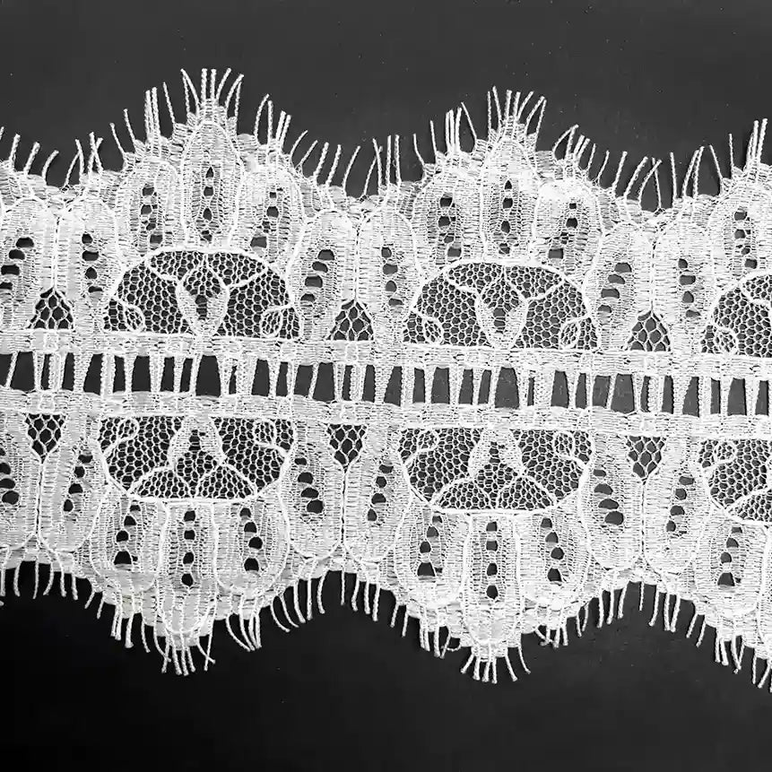 Buy Lace Fabric Premium Soft & Elegant Lace from Ani Accessories with intricate floral design