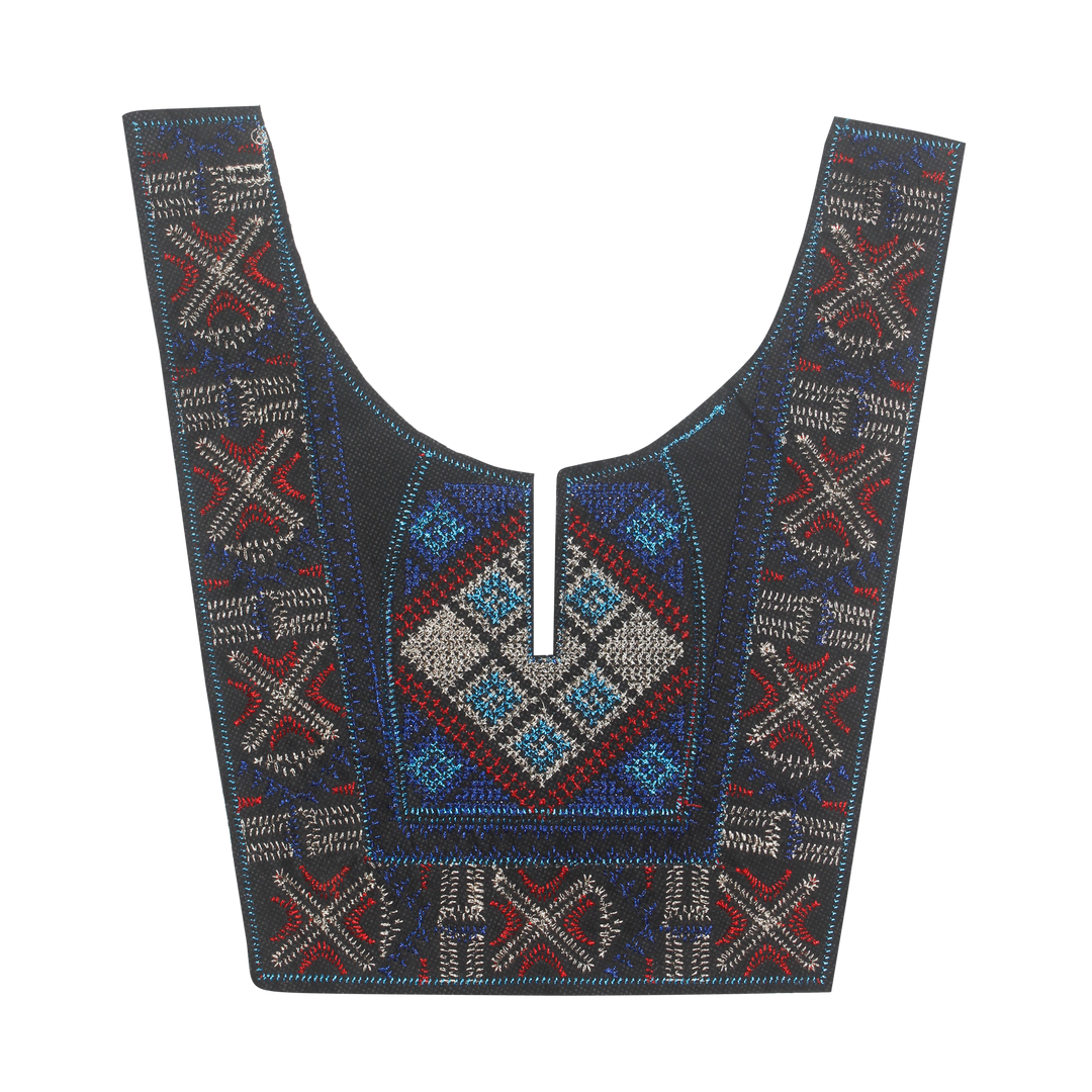 Square Style Vibrant Neckline