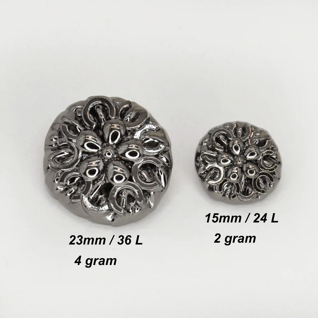 Victorian Scrollwork Button | 23mm & 15mm