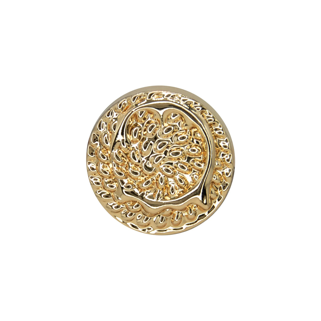 Hammered Circle Metal Button | 18mm (28L) & 23mm (36L)