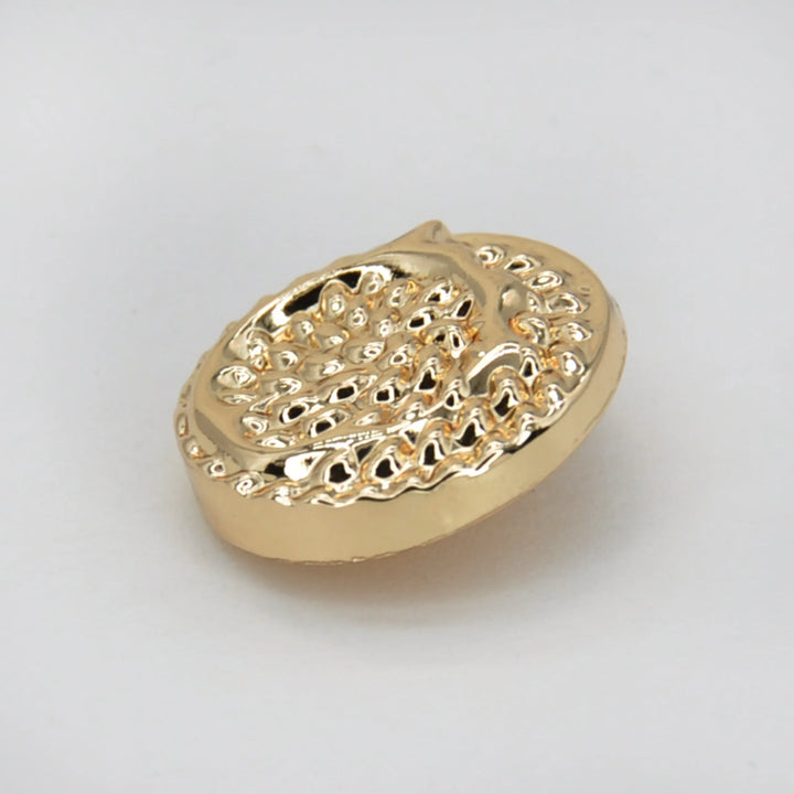 Hammered Circle Metal Button | 18mm (28L) & 23mm (36L)